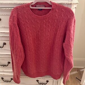 Vineyard Vines Men’s Cashmere Cable Knit Sweater. Sz Medium
